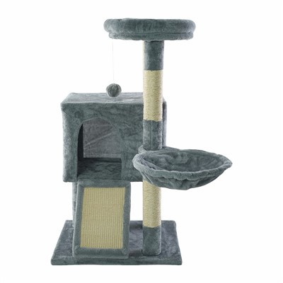 Arbre à chat avec cachettes